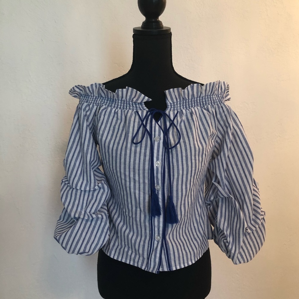Off the shoulder blouse